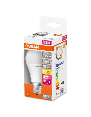 ŻARÓWKA LED STAR CLA75 MOTION SENSOR FR 11,5W/827 1055LM E27 