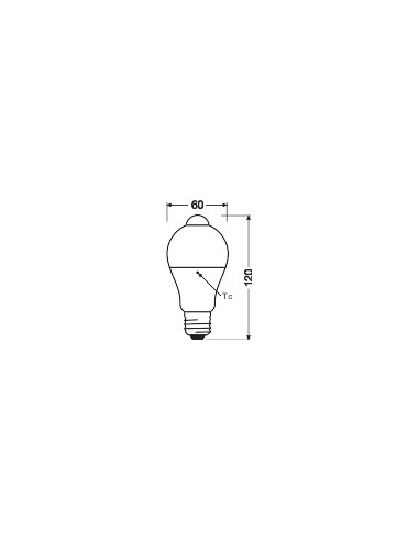 ŻARÓWKA LED STAR CLA75 MOTION SENSOR FR 11,5W/827 1055LM E27 