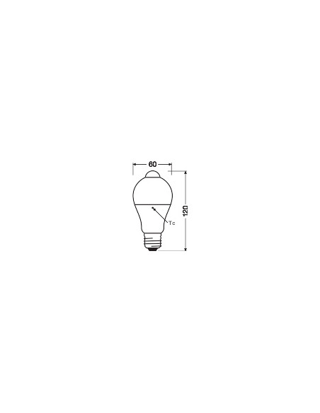 ŻARÓWKA LED STAR CLA75 MOTION SENSOR FR 11,5W/827 1055LM E27 