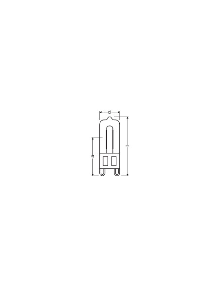 ŻARÓWKA HALOGENOWA 66733 ECO 33W G9 2000H HALOPIN ECO