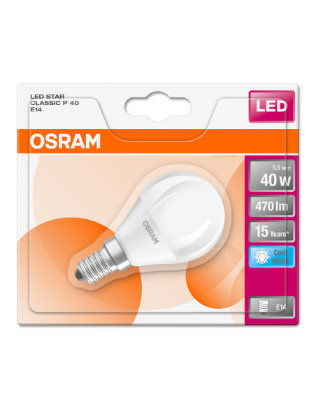 ŻARÓWKA LED STAR CLP40 FR 5W 4000K neutralna biała  470LM E14 BL 