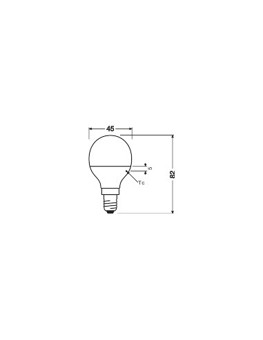 ŻARÓWKA LED STAR CLP40 FR 5W 4000K neutralna biała  470LM E14 BL 