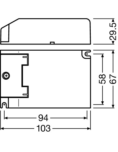 ZASILACZ ELEMENT LD 30/220-240/700 PRĄDOWY LED 