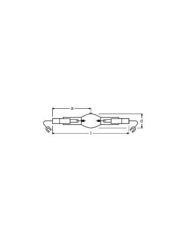 LAMPA HQI TS2000/D/S K12S MET-HAL.