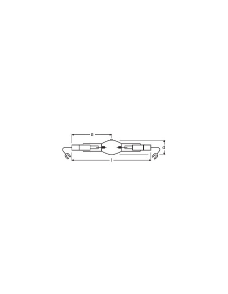 LAMPA HQI TS2000/D/S K12S MET-HAL.