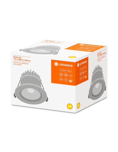 OPRAWA SPOT-DK LED FIX 7W/3000K 230V IP44 