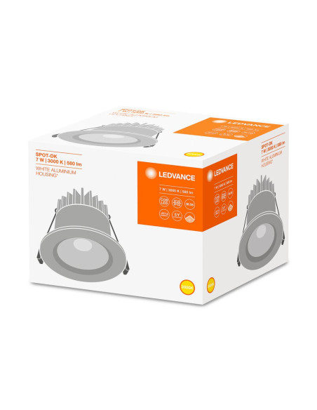 OPRAWA SPOT-DK LED FIX 7W/3000K 230V IP44 
