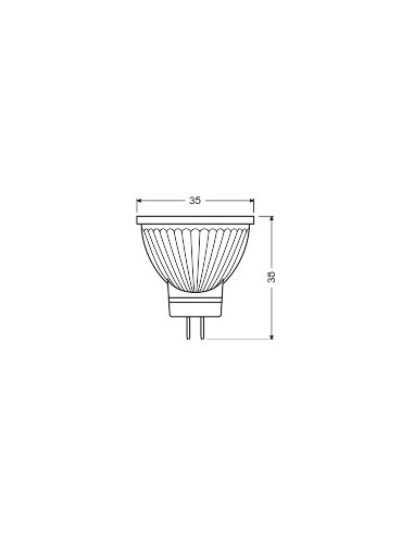 ŻARÓWKA LED LEDSTAR MR11 20 2,5W 2700K ciepła biała  184LM 12V 36° GU4/BLI 