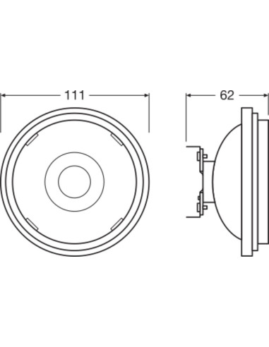 ŻARÓWKA LED PPAR111 50 40° 7,4W 2700K ciepła biała CRI90  12V G53 450LM DIM 