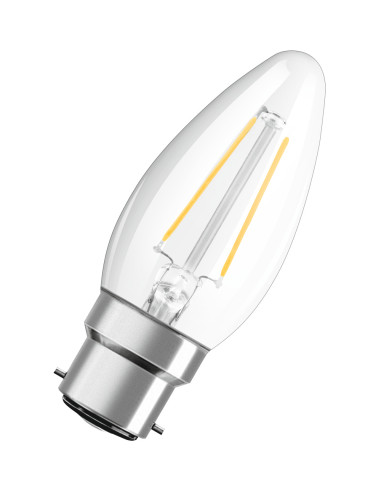 ŻARÓWKA LED STAR RF CLB25 2,5W 2700K ciepła biała  250LM 230V FIL B22D 