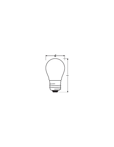 ŻARÓWKA LED PARATHOM RF CLP40 DIM 4,8W 2700K ciepła biała  470LM FR E27 