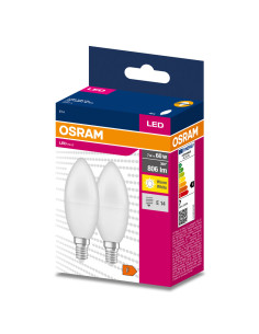 ŻARÓWKA LED 2-PAK VALUE CLB60 7W 3000K ciepła biała  806LM FR E14 