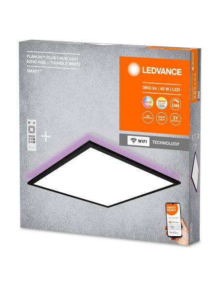 OPRAWA SMART WIFI PLANON PLUS 600X600 40W 2700LM REM RGB 3000K...6500K TW PANEL BACKLIGHT 