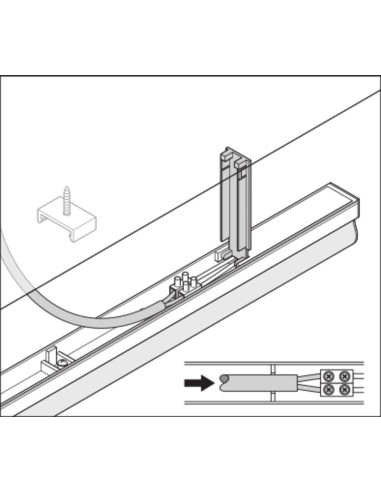 OPRAWA LINIOWA LN COMP BATTEN 600 10W/3000K 