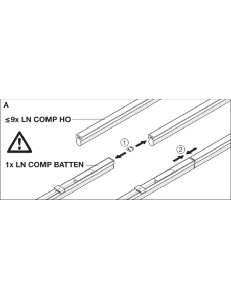 OPRAWA LINIOWA LN COMP BATTEN 600 10W/3000K 
