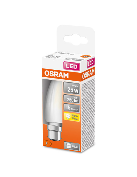 ŻARÓWKA LED STAR RF CLB25 2,5W 2700K ciepła biała  250LM 230V FIL GL FR B22D 