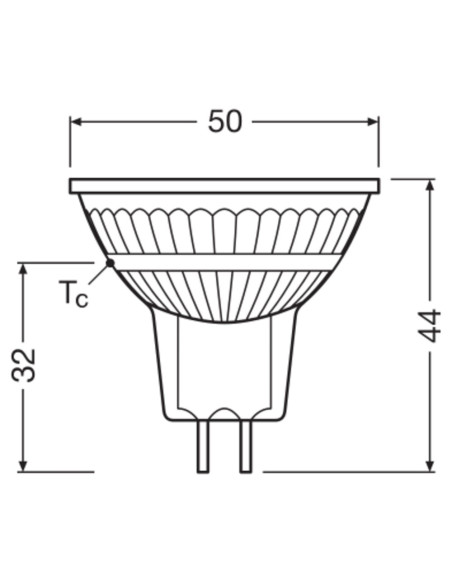 ŻARÓWKA LED STAR MR16 20 2.6W 2700K ciepła biała  230LM 36°12V GU5.3 GLASS 
