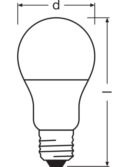 ŻARÓWKA V LED PCR CLA60 FR 8,5W 2700K ciepła biała  E27 806LM /4737/ 