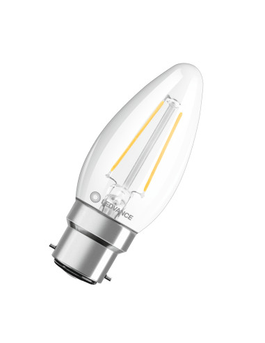 ŻARÓWKA LED P CLB25 2,5W 2700K ciepła biała  B22d FIL 250LM 