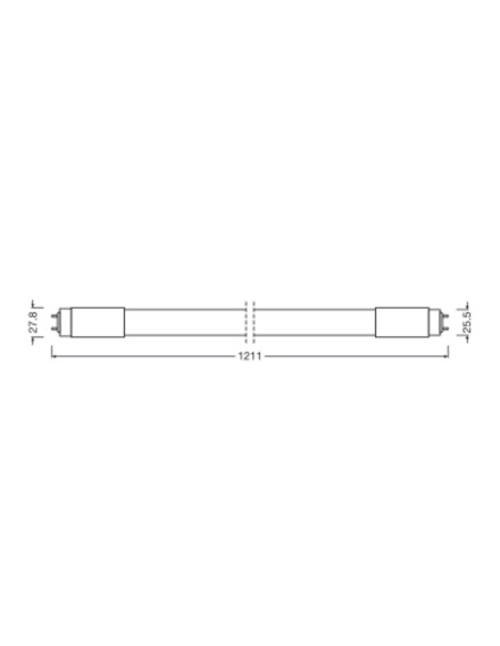 ŚWIETLÓWKA LED P ST8-1.2M LEDTUBE T8 HF 1200 14W 4000K neutralna biała  2100LM TUBA LED 