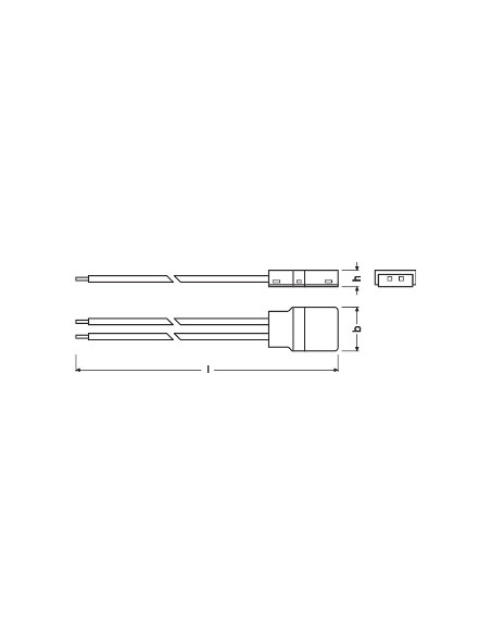 LS AY-CP/P2/500/P 50X2 ZŁĄCZA DO PASKÓW LED FS2