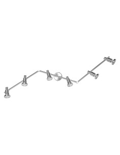 OPRAWA LED SPOT GU10 6X2,6W 2700K ciepła biała  1380LM 230V SUFITOWA PUNKTOWA 