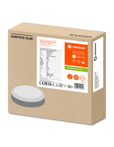 PLAFON SURFACE SLIM RD SENSOR 200 P 10W 4000K neutralna biała IP65 IK10 