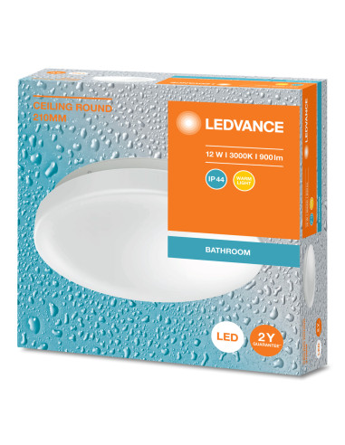 PLAFON LED CEILING  ROUND 210 12W 3000K ciepła biała IP44 