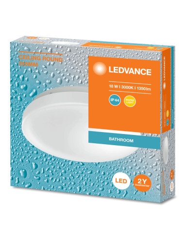 PLAFON LED CEILING  ROUND 255 18W 3000K ciepła biała IP44 