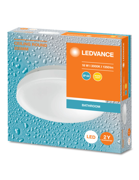 PLAFON LED CEILING  ROUND 255 18W 3000K ciepła biała IP44 