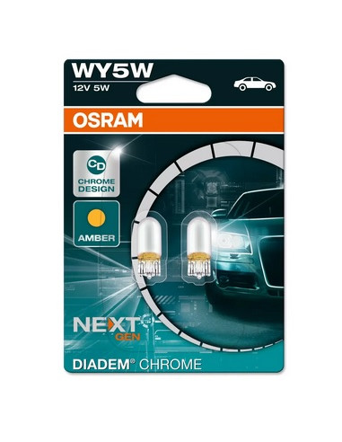 ŻARÓWKA SAMOCHODOWA 2827DC-02/2BL 5W 12V W2 1X9,5D DIADEM CHROME