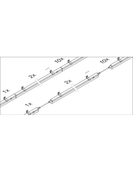 OPRAWA LINIOWA LN COMP SWITCH 900 12W/4000K 1200LM 