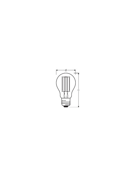ŻARÓWKA LED PARATHOM RF CLA75 8W 4000K neutralna biała  1055LM FIL E27 