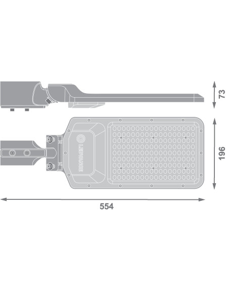 OPRAWA ULICZNA URBAN AREA E 100W 865 IP65 12000LM 4KV GY 