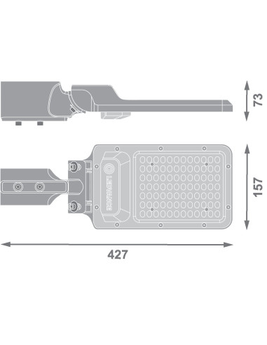 OPRAWA ULICZNA URBAN AREA E 50W 840 IP65 6000LM 4KV BK 