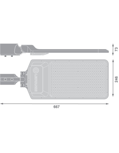 OPRAWA ULICZNA URBAN AREA E 200W 840 IP65 24000LM 4KV GY 