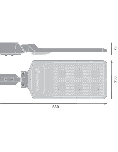 OPRAWA ULICZNA URBAN AREA E 150W 840 IP65 18000LM 4KV BK 