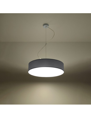 Lampa wisząca ARENA 45 szara