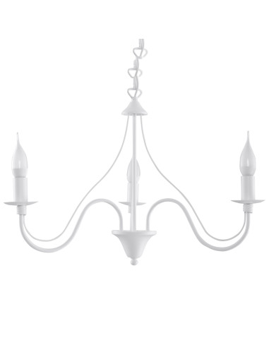 Żyrandol MINERWA 3 biały