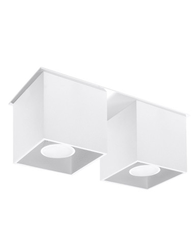 Plafon QUAD 2 biały