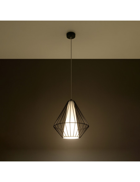 Lampa wisząca DEMI czarna