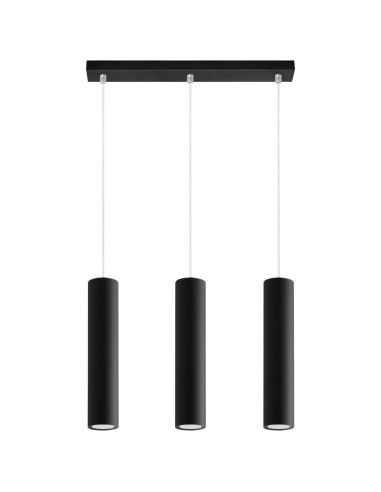 Lampa wisząca LAGOS 3L czarny