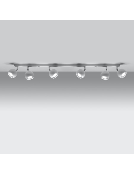 Plafon OCULARE 6L biały