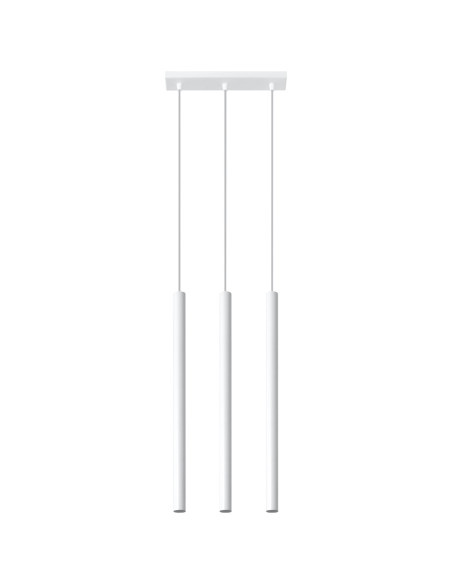 Lampa wisząca PASTELO 3 biała