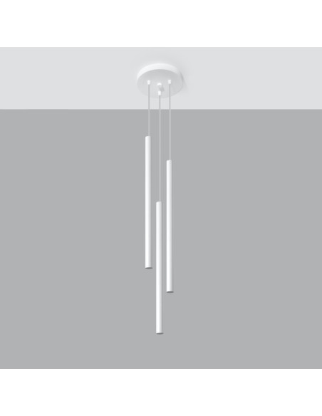 Lampa wisząca PASTELO 3P biała