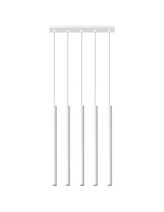 Lampa wisząca PASTELO 5 biała