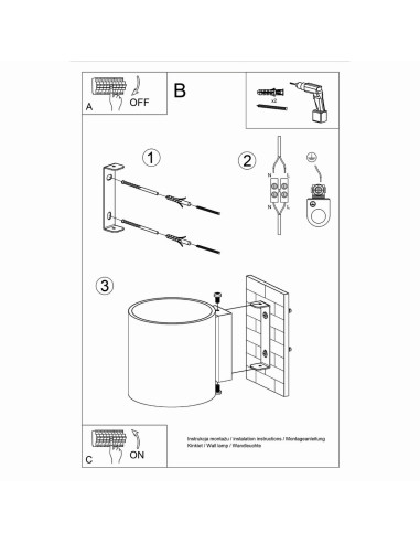 Kinkiet ORBIS 1 antracyt