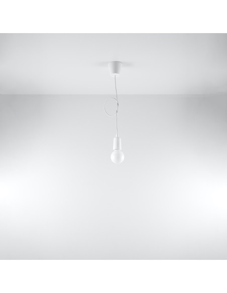 Lampa wisząca DIEGO 1 biała