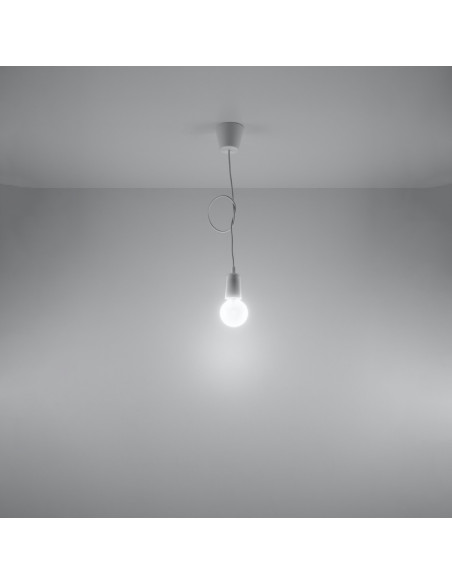 Lampa wisząca DIEGO 1 biała