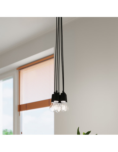 Lampa wisząca DIEGO 1 czarna